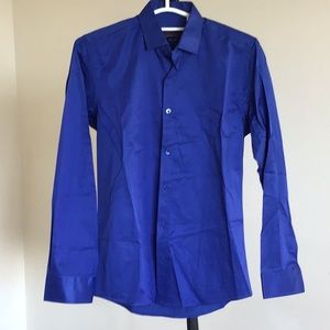 Royal blue dress shirt